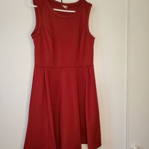 MERONA Red Fit n Flare Dress